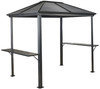 Sojag 500-8162967 BBQ Ventura Grill Gazebo 5 x 8 ft. - Dark grey