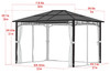 ShelterLogic 24024 Sycamore 10x12 Gazebo - Dark Coffee