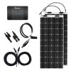 Renogy 12V 50A DUAL BATTERY CHARGING 200W SOLAR FLEX BUNDLE