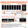 Rich Solar 1600 Watt 24V Complete Solar Kit