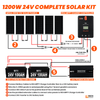 Rich Solar 1200 Watt 24V Complete Solar Kit