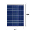 Rich Solar MEGA 50 Watt Solar Panel Poly