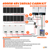 Rich Solar 4000W 48V 240VAC Cabin Kit