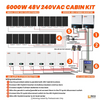 Rich Solar 6000W 48V 240VAC Cabin Kit