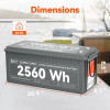 Rich Solar ALPHA 2 PRO | 12V 200Ah LiFePO4 Battery
