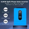 SunGoldPower Off-Grid Solar Kit 6500W 48VDC 120/240VAC 5.12KWH PowerWall Lithium Battery 4 X 370 Watts Solar Panels SGM-655M