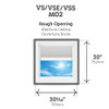VELUX VS M02 Manual Venting Deck Mount Skylight