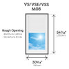 VELUX VS M08 Manual Venting Deck Mount Skylight