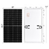 Rich Solar RS-M220 MEGA 220 | 220 Watt Solar Panel | Premium 12V Off-Grid Solar Panel for RVs, Cabins, Boats | 25-Year Output Warranty | UL Certified (RS-M220)