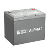 Rich Solar RS-B121S ALPHA 1 | 12V 100Ah LiFePO4 Battery | Powerful 12V Lithium Battery for RVs, Trailers, Vans, Boats, Off-Grid | 5,000 Lifetime Cycles | Bluetooth and Internal Heat Technology (RS-B121S)