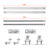 Rich Solar RS-TM4 Tilt Mount | Adjustable Tilt Mount for Roofs and Flat Surfaces | Designed for RICH SOLAR MEGA Series Solar Panels | Easy to Install (RS-TM4-Main)