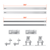 Rich Solar RS-TM4 Tilt Mount | Adjustable Tilt Mount for Roofs and Flat Surfaces | Designed for RICH SOLAR MEGA Series Solar Panels | Easy to Install (RS-TM4-Main)