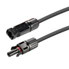 Rich Solar RS-10102 10 Gauge Solar Panel Extension Cable with Male and Female Solar Connector Ends | Pair of 10AWG Red and Black Extension Wire with Connectors on Both Ends (RS-10102-Main)