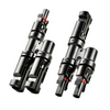 Rich Solar RS-30102T2 10 Gauge Solar Panel Extension Cable with Male and Female Solar Connector Ends and Parallel Connectors | Pair of 10AWG Red and Black Extension Wire and Parallel Connectors (RS-30102T2-Main)
