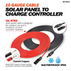 Rich Solar RS-10101 10 Gauge Extension Cable to Connect Solar Panel to Charge Controller | Pair of 10AWG Red and Black Extension Wires for Solar Panel to Charge Controller (RS-10101-Main)