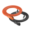 Rich Solar RS-IBC4A06F 4 Gauge (4AWG) Cable Wire Connect Battery to Inverter (Orange & Black) (RS-IBC4A06F)