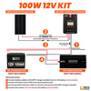 Rich Solar RS-K1002 100 Watt Solar Kit (RS-K1002)