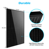 SunGoldPower SG370WM-Pallet 370W Mono Black PERC Solar Panel Full Pallet (32 Panels) UL 61730 (SG370WM-Pallet)