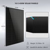 SunGoldPower Hybrid Solar Kit 11.4KW 48V Split Phase 20.48KWH Lithium Battery - 16 X 450 Watt Solar Panel (Optional) (SGH-11N2E-Main)