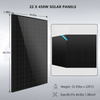 SunGoldPower SGR-13K25E Off Grid Solar Kit 13000W 48VDC 120V/240V LifePo4 25.6KWH Lithium Battery 22 X 450 Watts Solar Panels (SGR-13K25E)