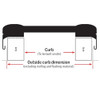VELUX ECW 4646 Tile Roof Flashing Kit with Adhesive Underlayment for Curb Mount Skylight