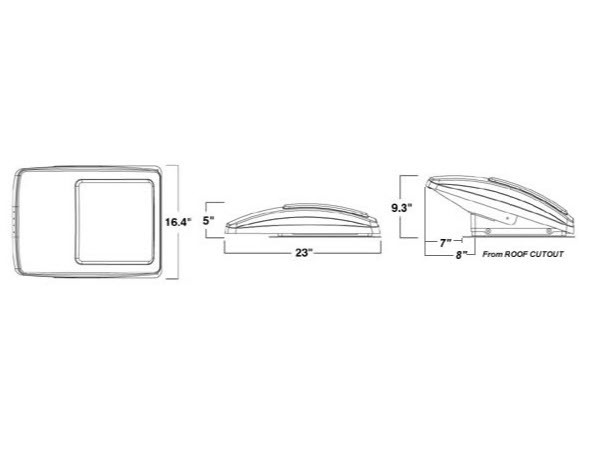 Maxxfan 6200k Deluxe Roof Vent | SolarTown.com