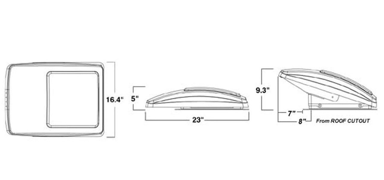 Maxxfan 7500k Deluxe Roof Vent