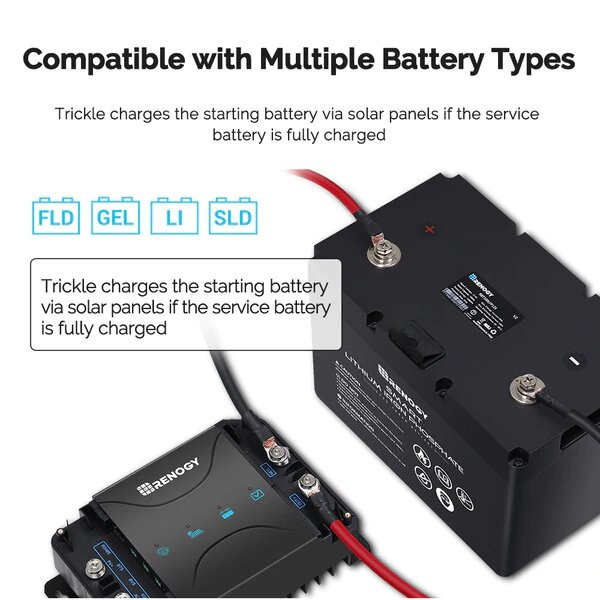 Renogy 12V DC to DC On-Board Battery Charger | SolarTown.com