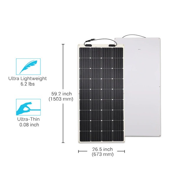 Renogy 175 Watt 12 Volt Flexible Monocrystalline Solar Panel