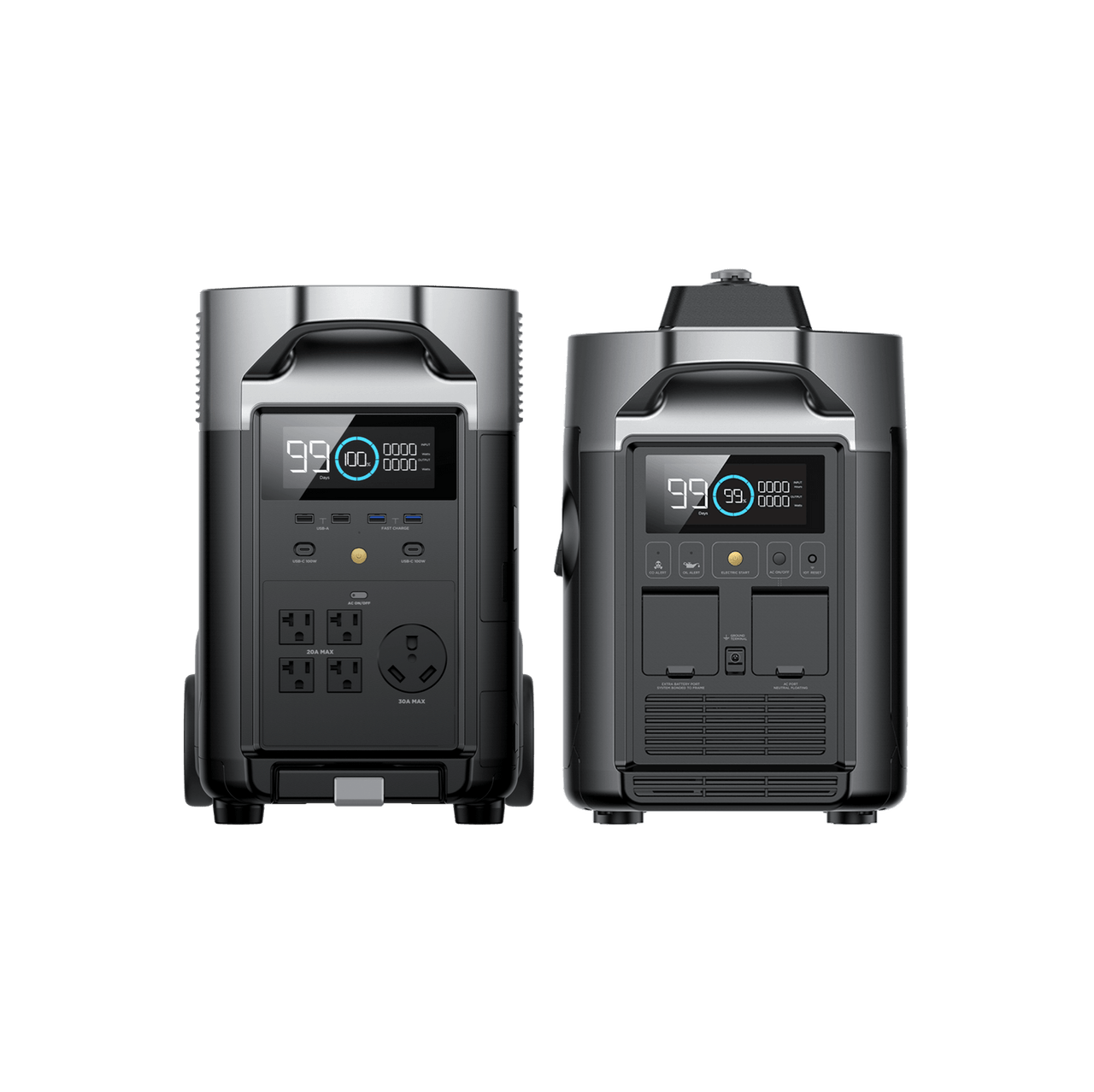 EcoFlow DELTA Pro + Smart Generator (Dual Fuel) + Adapter