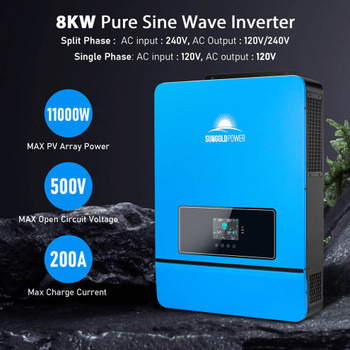 8kW Off-Grid Solar Kit | 10.24kWh Complete Home System