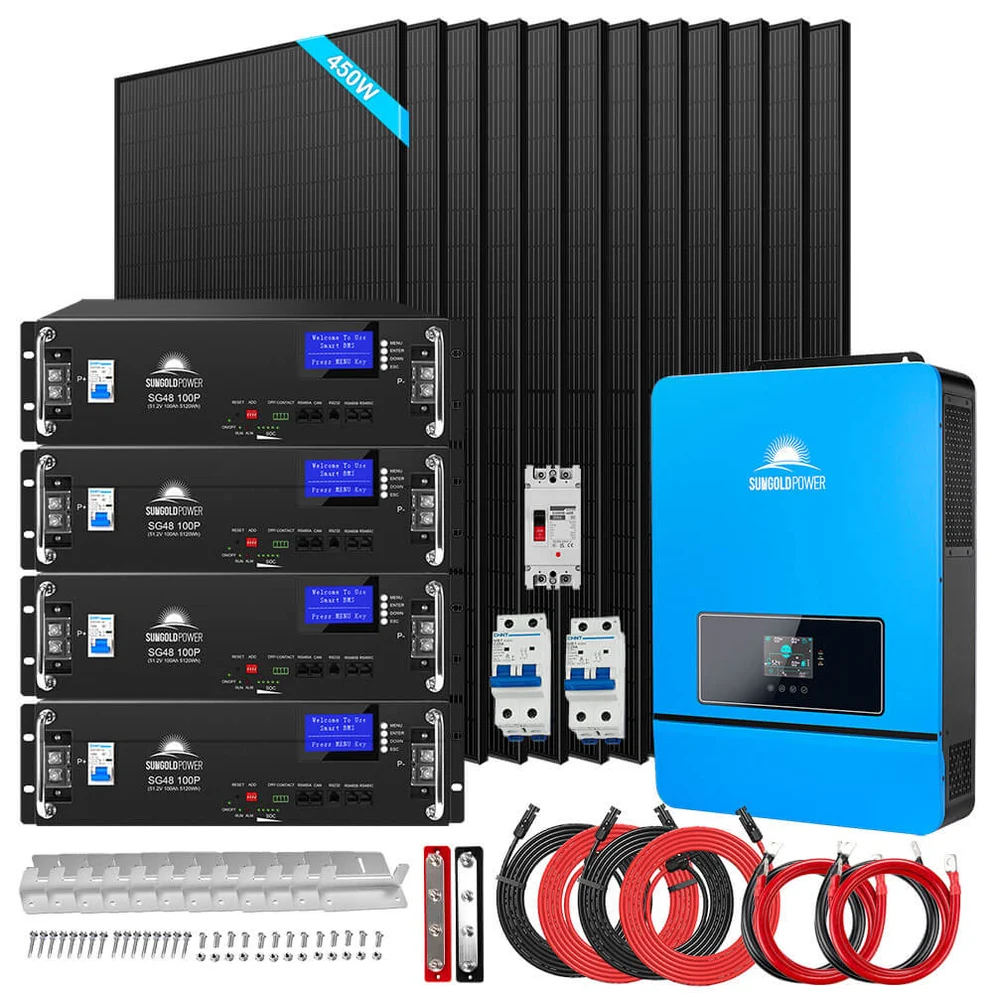 SunGoldPower SGM-8K20 Off Grid Solar Kit | SolarTown