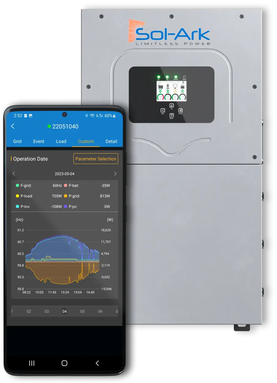 Sol-Ark® Premium 18K 2P-N Hybrid Inverter | SolarTown