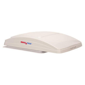 MaxxFan Deluxe 7000K Electric Powered Roof Vent with Remote Control - White