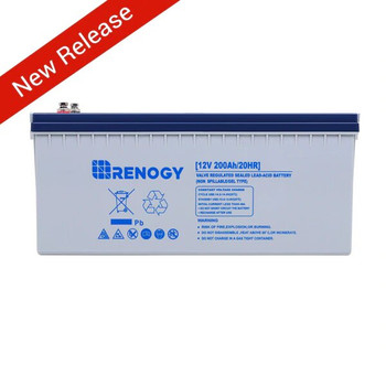 Renogy Deep Cycle Hybrid Gel Battery 12 Volt 200AH