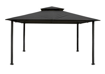 Barcelona Soft Top Gazebo with Grey Dome-Tex Canopy (11 ft. x 14 ft.)