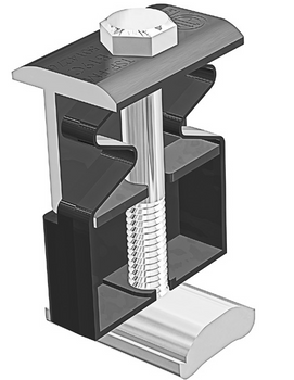 Tamarack Solar 88450 Flush Mount Mid Clamp (12-pack)