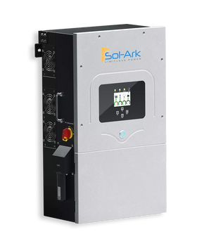 Sol-Ark SA-12K-P, Battery Inverter, Grid Tie, 9000W, 120/240/208VAC, Outdoor, 10 Yr Warranty