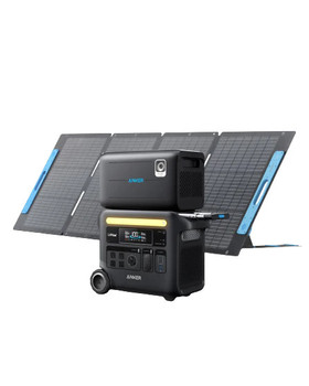 Anker SOLIX F2600 Solar Generator + Expansion Battery + 400W Solar Panel