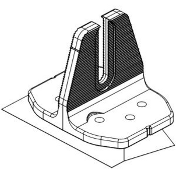 IronRidge Halo Ultra Grip, Mill (Priced as each)