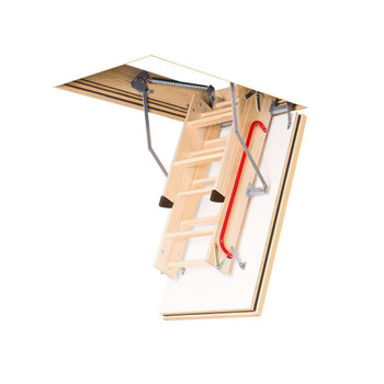 Fakro LWF 2547 25 in. x 47 in. Fire Rated Wood Attic Ladder 