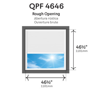 QPF 4646 Fixed Self Flashed Skylight