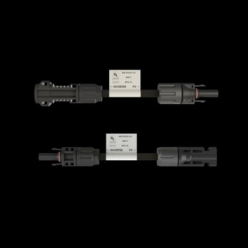 Enphase EN-ECA-EN4-S22-12 TE PV4-S to MC4. Set of 12 male and 12 female adapters with 57mm DC cable between