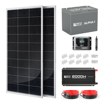 Rich Solar RS-CK400 400 Watt Complete Solar Kit (RS-CK400)