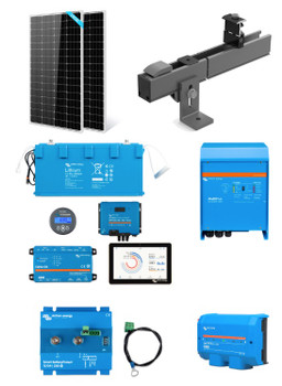 Victron Medium Off Grid Solar Kit – 2.7kW Panels, 3.6kW Inverter, 7.2kWh Battery