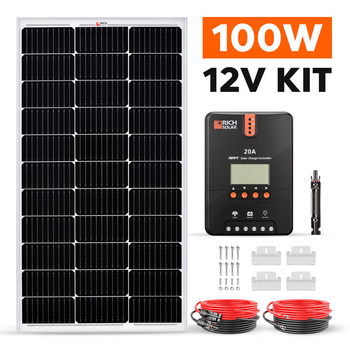 Rich Solar RS-K1002 100 Watt Solar Kit (RS-K1002)