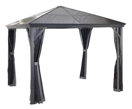 Sojag 310-9160727 Verona Gazebo 10 x 10 ft - Dark grey