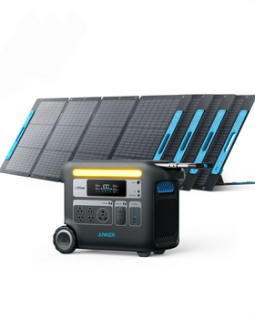 Anker Solar Generator 767 (PowerHouse 2048Wh with 4×200W Solar Panels)