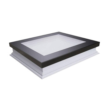 36" x 36" Triple Glazed Fixed Flat Roof Deck-Mounted Skylight DXF - Fakro