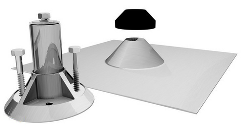 Quick Mount PV QMNC A 1 Comp Mill Flashing